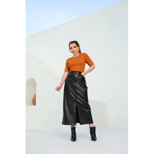 Blusa com Punho Renda - Modelo Rafaela Cor Laranja 5