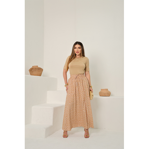 Blusa com Punho Renda - Modelo Rafaela Cor Nude 5